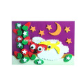 Juguetes educativos EVA foam craft puzzle sticker kit para niños